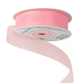 Panglică organza 20mm x 20m - Roz
