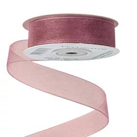 Panglică organza 20mm x 20m - Mov deschis (Mályva)