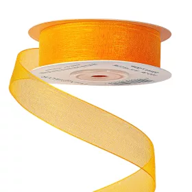 Panglică organza 20mm x 20m - Galben intens