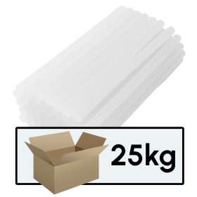   Bețișoare adezive la cutie pentru pistol de lipit (batoane de lipici) 11mm x 20cm (1 carton = 25 pachete = aprox. 1350 buc.)