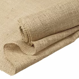 Rulou din iută natur cu margine cusută 25cm x 5m