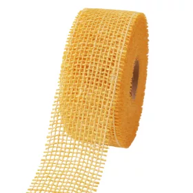 Panglică din iută 5cm x 9m - Crem