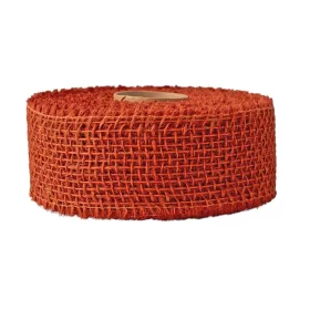 Panglică din iută 5cm x 9m - Maro închis