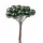 Decor pick cu bobițe, 12 fire, 10cm înălțime - Verde închis