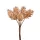Decor buchet cu conuri, 12 fire, 15cm înălțime - Auriu