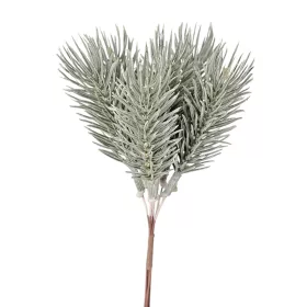   Decor buchet cu ramuri de brad, 6 fire, 17cm înălțime - Verde