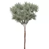 Decor buchet cu scaiete ⌀ 2cm, 6 fire, 14cm înălțime - Verde