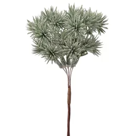   Decor buchet cu scaiete ⌀ 2cm, 6 fire, 14cm înălțime - Verde