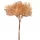 Decor buchet cu flori țepoase ⌀ 3.5cm, 6 fire, 14cm înălțime - Auriu