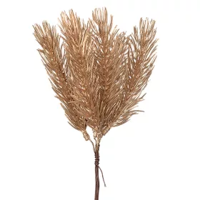   Decor buchet cu ramuri de brad, 6 fire, 20cm înălțime - Auriu