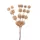 Decor buchet cu scaiete, 6 fire, 24cm înălțime - Auriu