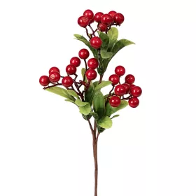 Decor pick cu bobițe roșii, 28cm înălțime