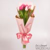 Rolă folie roz pudrat/auriu 58cm x 10m  