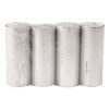 Set lumânări advent rustice metalizate 10 x 4cm - Argintiu