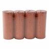 Set lumânări advent rustice metalizate 10 x 4cm - Bronz