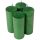 Set lumânări advent rustice metalizate 10 x 4cm - Verde închis