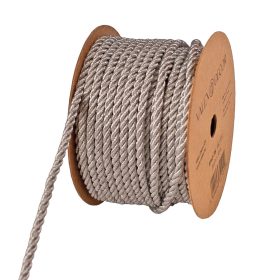 Șnur decorativ 3mm x 10m - Argintiu metalizat