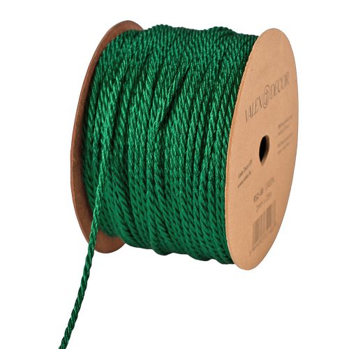 Sfoară decorativă 2mm x 25m - Verde lucios