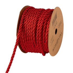 Șnur decorativ 3mm x 10m - Roșu lucios
