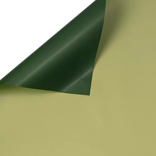 Foaie din folie bicoloră 58 x 58 cm, 20 buc. - Verde închis / Verde deschis