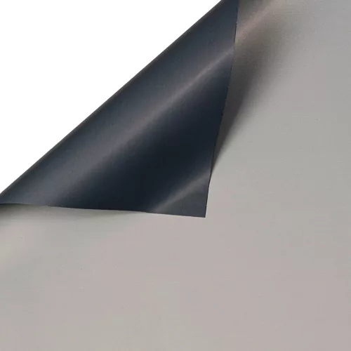 Foaie din folie bicoloră 58 x 58 cm, 20 buc. - Albastru oțel deschis / Albastru oțel închis