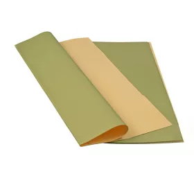   Foaie din folie bicoloră 58 x 58 cm, 20 buc. - Verde deschis / Ecru