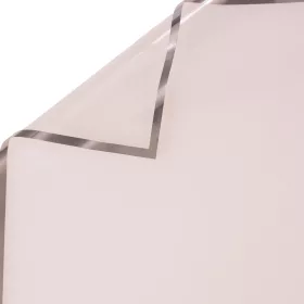   Foaie folie cu ramă argintie 57 x 57cm, 20buc. - Transparent