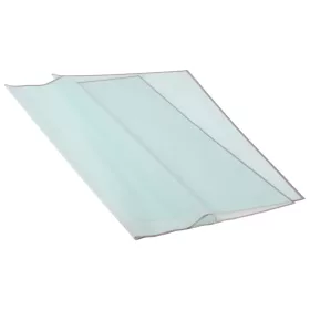   Foaie folie cu ramă argintie 57 x 57cm, 20buc. - Albastru pal lucios