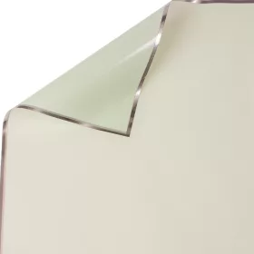   Foaie folie cu ramă argintie 57 x 57cm, 20buc. - Verde pastel lucios