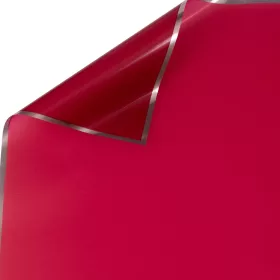   Foaie folie cu ramă argintie 57 x 57cm, 20buc. - Bordo lucios