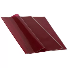   Foaie folie cu ramă argintie 57 x 57cm, 20buc. - Bordo lucios