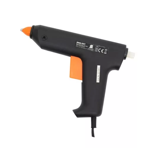 Home SMA 007 Pistol de lipit, -25 (100) W / 230V~ / 50Hz, lipire rapidă și precisă, suport rabatabil pentru masă, include 2 bețișoare de lipit cadou