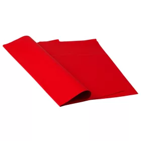 Folie decorativă pentru ambalaj 58cm x 58cm, 20buc - Roșu