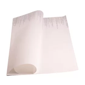 Foaie folie cu efect argintiu 57 x 57cm, 15buc. - Alb