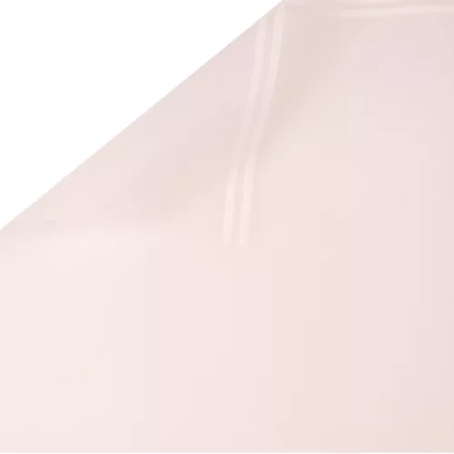 Foaie folie degradé cu margine dungată 57 x 57cm, 20buc. - Alb