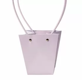   10 buc. Pungi pentru flori 12(î) x 8(l) x 12.5(a) cm - Lavandă deschisă