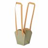 Set 10 pungi kraft pentru flori 12 x 11 x 7cm - Verde vintage