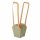 Set 10 pungi kraft pentru flori 12 x 11 x 7cm - Verde vintage