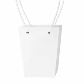   10 buc. Pungi pentru flori 13(î) x 9.5(l) x 15.5(a) cm - Alb