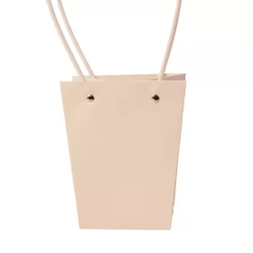   10 buc. Pungi pentru flori 13(î) x 9.5(l) x 15.5(a) cm - Pudră deschisă