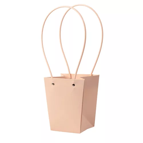 10 buc. Pungi pentru flori 13(î) x 9.5(l) x 15.5(a) cm - Pudră închisă