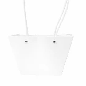 10 buc. Pungi pentru flori 20(î) x 12(l) x 12(a) cm - Alb