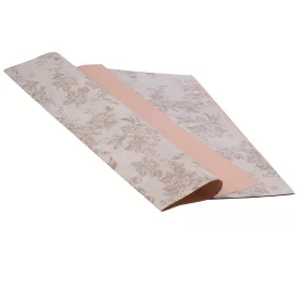 Foaie folie vintage cu model floral 57 x 57cm, 20buc. - Bej