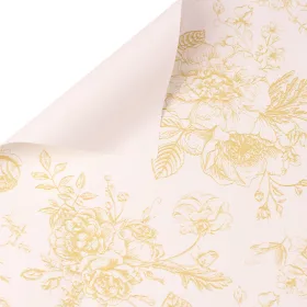 Foaie folie Victorian Sketch 57 x 57cm, 20buc. - Bej verzui