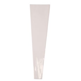   Pungi din Hartie pentru flori 12.5 cm x 4 cm x 45 cm, 50 buc. - Alb