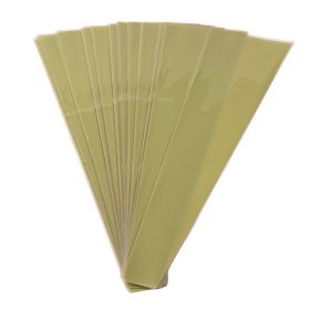   Pungi din Hartie pentru flori 12.5 cm x 4 cm x 45 cm, 50 buc. - Verde deschis