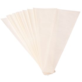   Pungi din Hartie pentru flori 12.5 cm x 4 cm x 45 cm, 30 buc. - Alb