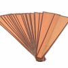 Pungi din Hartie pentru flori cu ramă rose gold 12.5 cm x 4 cm x 45 cm, 50 buc. - Crem