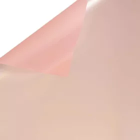 Folie 58 x 58cm, 20 buc. - Roz pudrat / Alb metalic