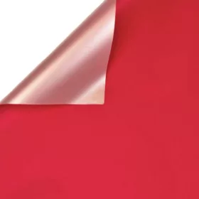 Folie 58 x 58cm, 20 buc. - Ciclamen / Alb metalic